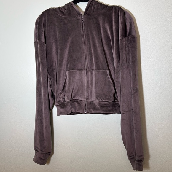 SKIMS 2X velour hoodie Ameth color - Picture 2 of 9